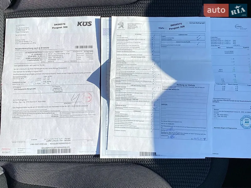 Універсал Peugeot 308 2012 в Яворові документ