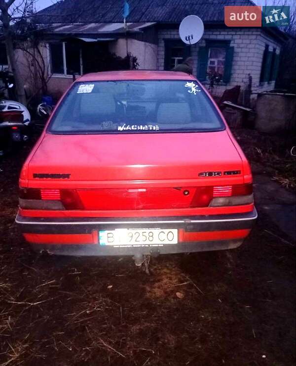 Седан Peugeot 405 1990 в Нових Санжарах