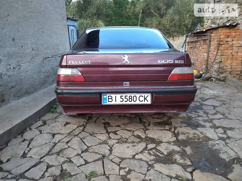 Седан Peugeot 605 1992 в Киеве