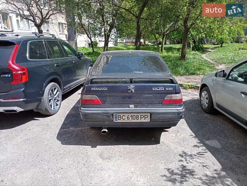 Седан Peugeot 605 1990 в Львове