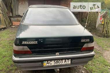 Седан Peugeot 605 1993 в Львові