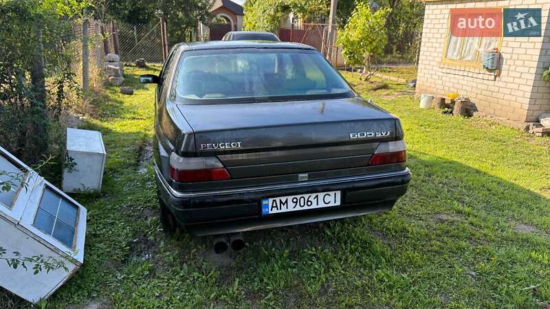 Седан Peugeot 605 1992 в Житомирі