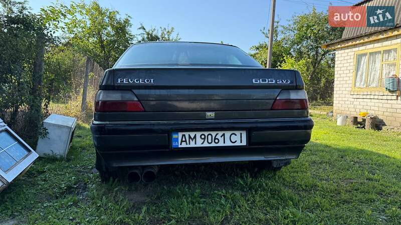 Седан Peugeot 605 1992 в Житомирі