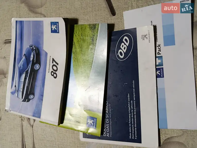Минивэн Peugeot 807 2010 в Харькове документ