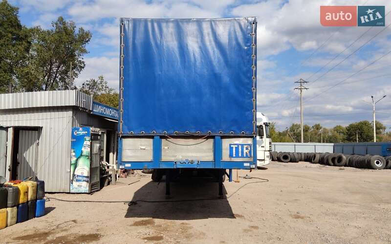 Тентованный борт (штора) - полуприцеп Piacenza S33 1993 в Днепре