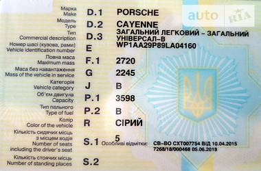 Позашляховик / Кросовер Porsche Cayenne 2009 в 