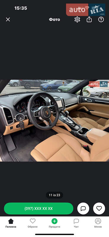 Позашляховик / Кросовер Porsche Cayenne 2015 в Києві