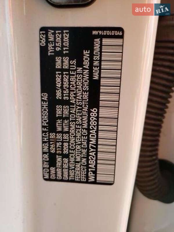 Позашляховик / Кросовер Porsche Cayenne 2021 в Вінниці