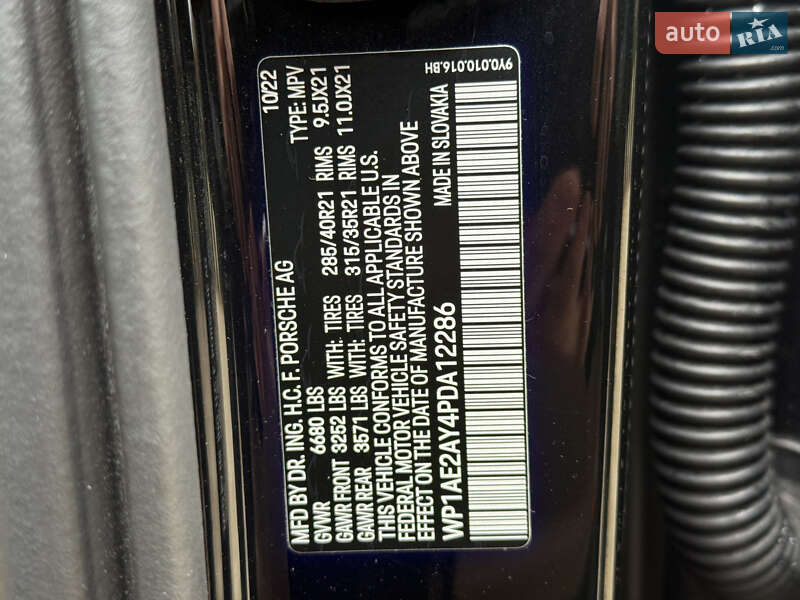 Внедорожник / Кроссовер Porsche Cayenne 2022 в Коломые