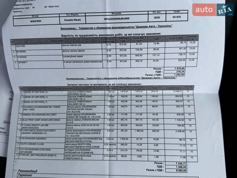 Внедорожник / Кроссовер Porsche Macan 2020 в Тернополе фото 35 Внедорожник / Кроссовер Porsche Macan 2020 в Тернополе