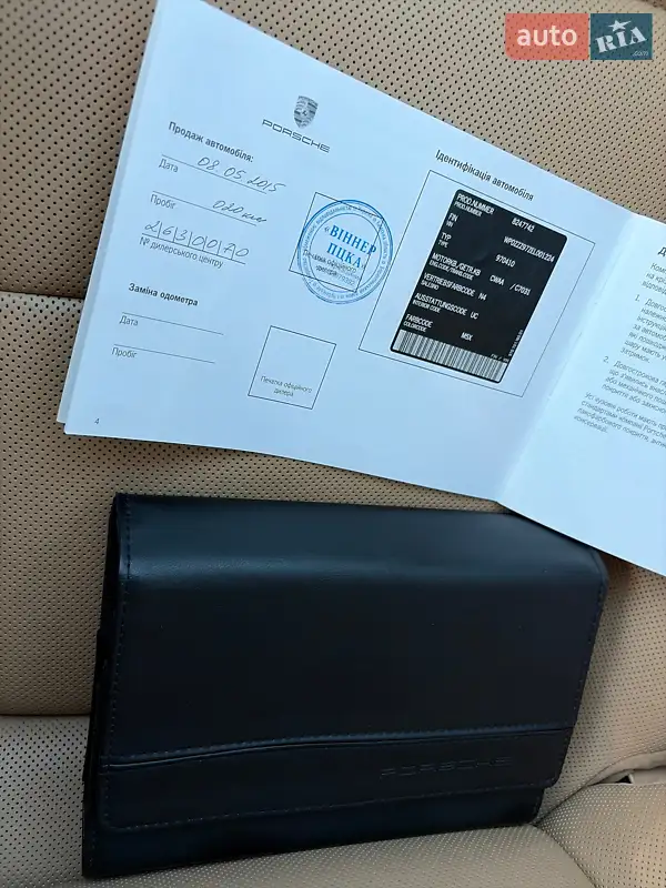 Фастбэк Porsche Panamera 2013 в Киеве документ