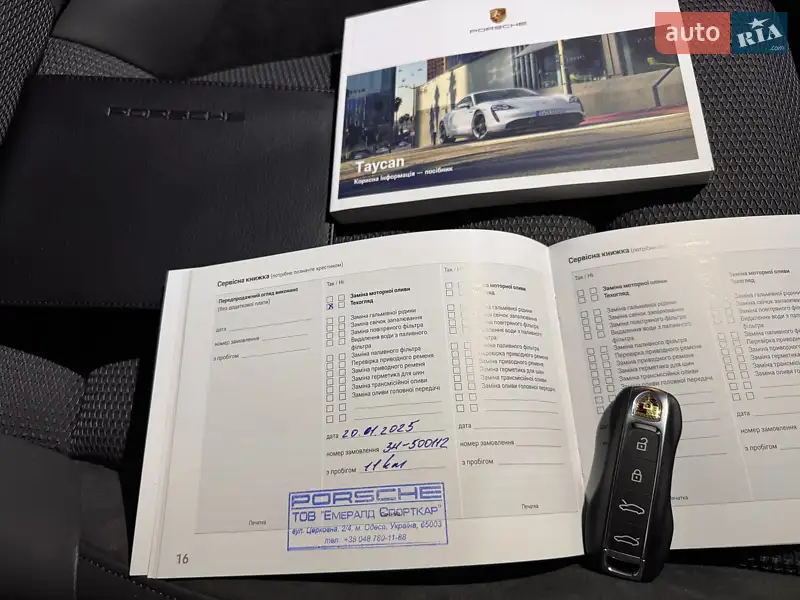 Універсал Porsche Taycan Cross Turismo 2022 в Одесі документ