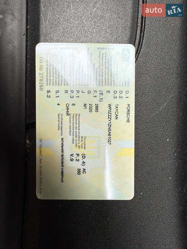 Универсал Porsche Taycan Cross Turismo 2021 в Коломые фото 12 Универсал Porsche Taycan Cross Turismo 2021 в Коломые