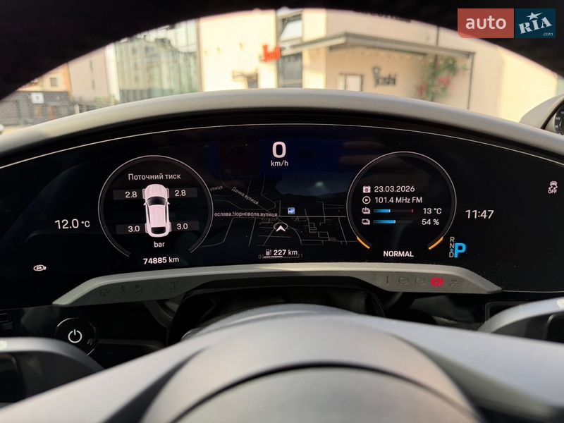 Седан Porsche Taycan 2022 в Ровно