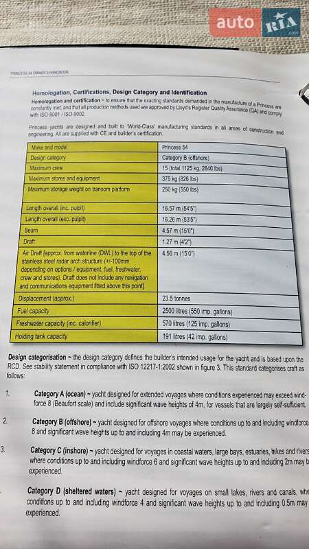 Моторная яхта Princess 54 2008 в Одессе фото 36 Моторная яхта Princess 54 2008 в Одессе