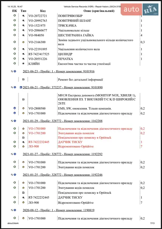 Тягач Renault C-Series 2017 в Дубно документ 10 фото Тягач Renault C-Series 2017 в Дубно документ