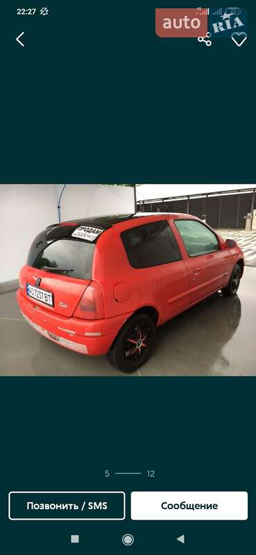 Хэтчбек Renault Clio 1999 в Ужгороде