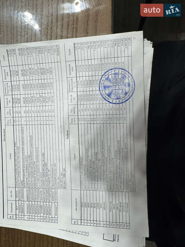 Грузовой фургон Renault Dokker 2014 в Корсуне-Шевченковском