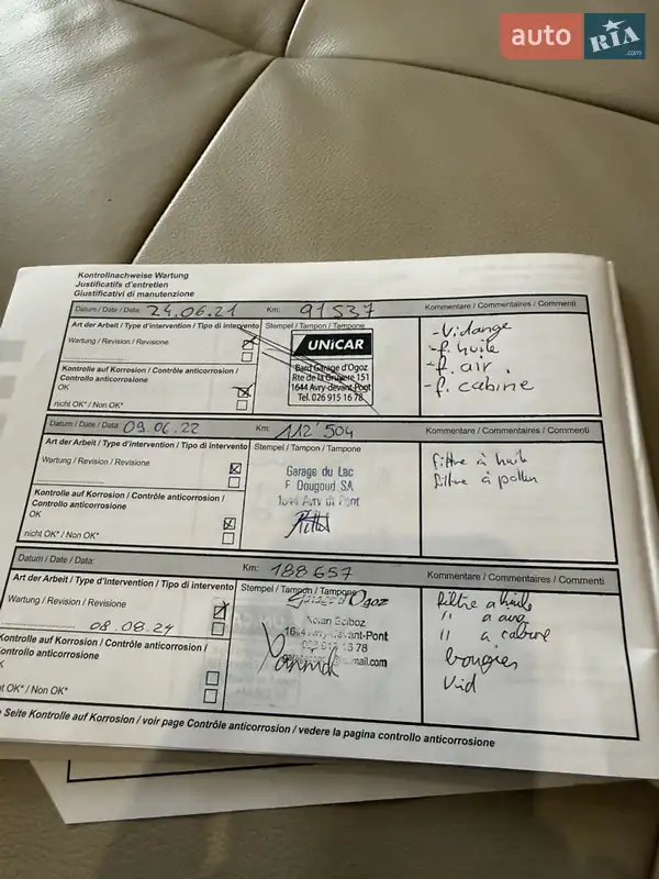 Мінівен Renault Espace 2015 в Луцьку документ