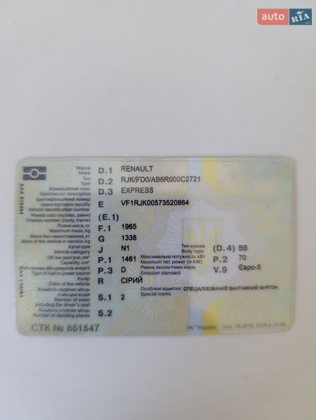 Грузовой фургон Renault Express 2024 в Звенигородке