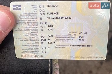 Седан Renault Fluence 2010 в Самборе