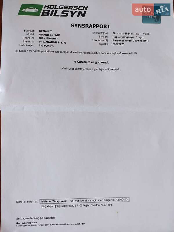 Минивэн Renault Grand Scenic 2013 в Луцке