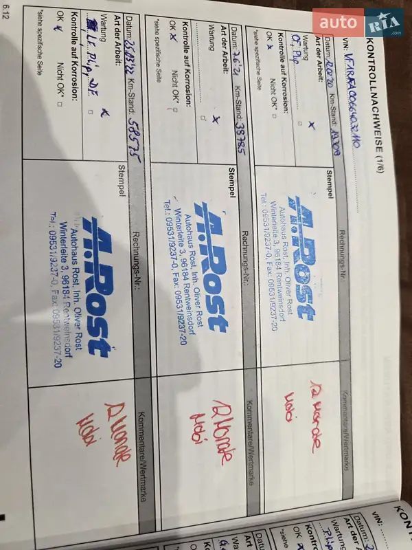 Минивэн Renault Grand Scenic 2019 в Житомире документ 4 фото Минивэн Renault Grand Scenic 2019 в Житомире документ