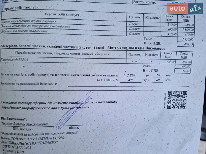 Минивэн Renault Grand Scenic 2006 в Харькове документ