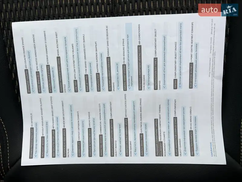 Внедорожник / Кроссовер Renault Kadjar 2015 в Самборе документ 11 фото Внедорожник / Кроссовер Renault Kadjar 2015 в Самборе документ