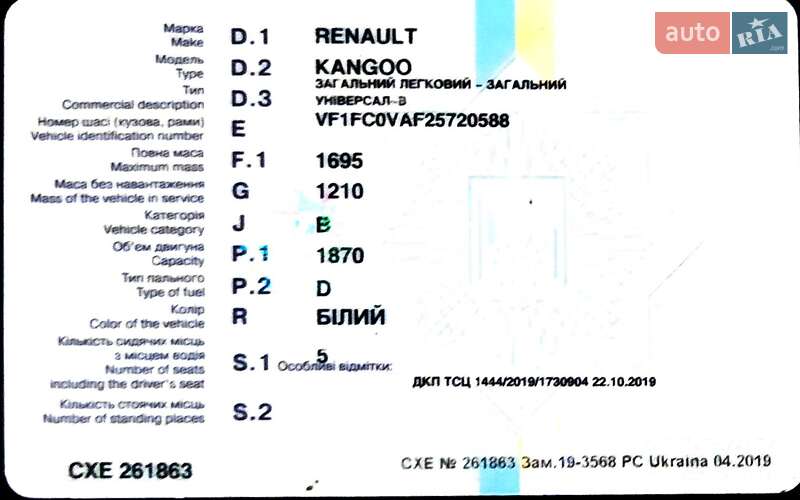 Мінівен Renault Kangoo 2001 в Кривому Розі фото 19 Мінівен Renault Kangoo 2001 в Кривому Розі