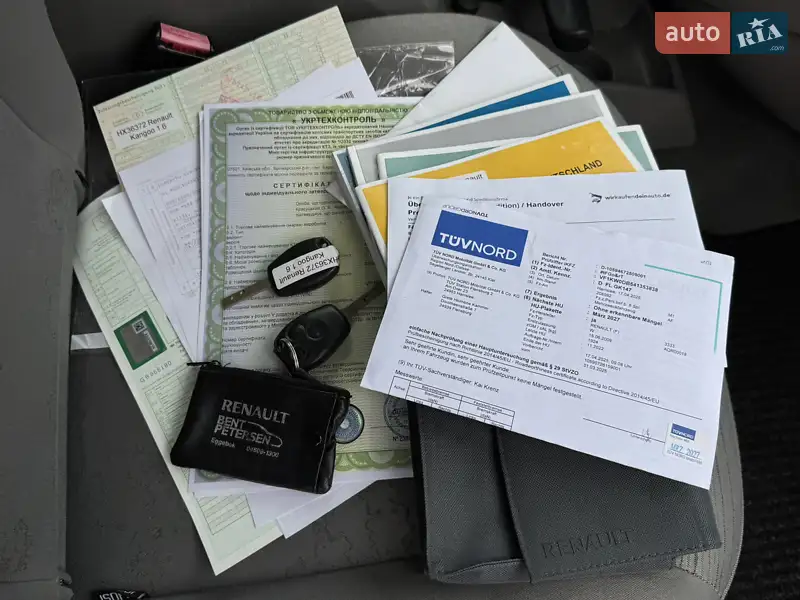 Мінівен Renault Kangoo 2009 в Калуші документ 2 фото Мінівен Renault Kangoo 2009 в Калуші документ