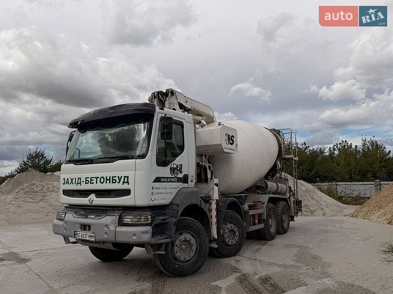 Бетономешалка (Миксер) Renault Kerax 2007 в Ровно