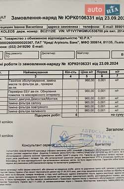Внедорожник / Кроссовер Renault Koleos 2014 в 