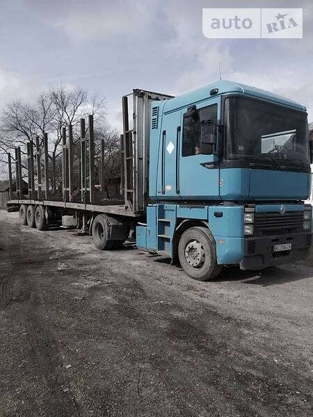 Лесовоз / Сортиментовоз Renault Magnum 2000 в 