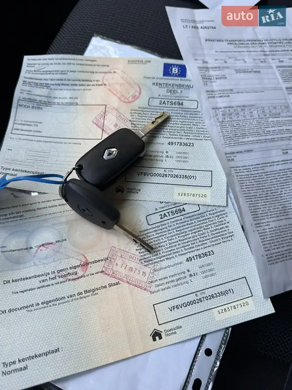 Грузовой фургон Renault Master 2021 в Днепре документ