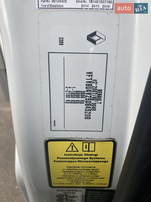 Тентованый Renault Master 2014 в Ковеле фото 19 Тентованый Renault Master 2014 в Ковеле