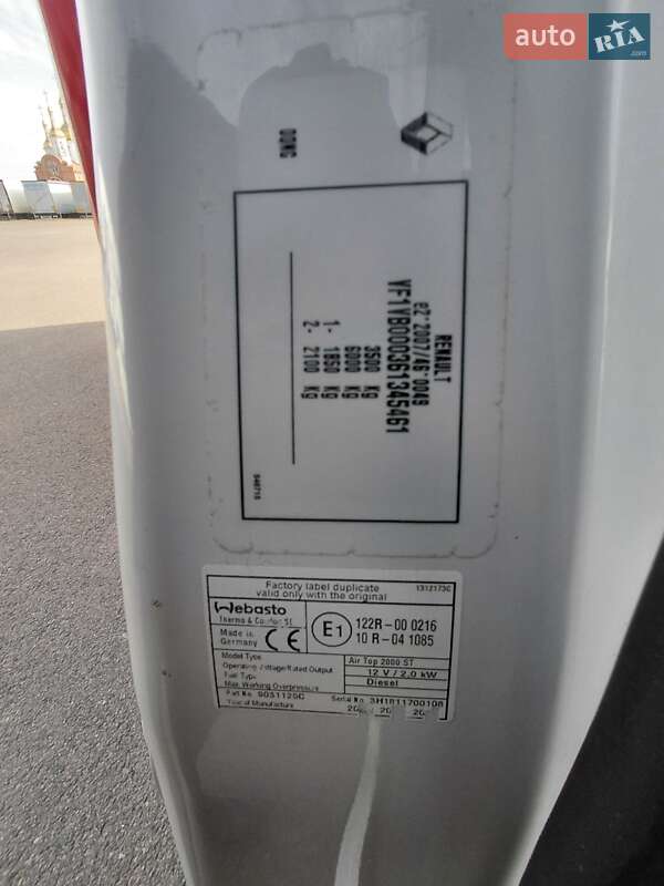 Тентований Renault Master 2018 в Ковелі