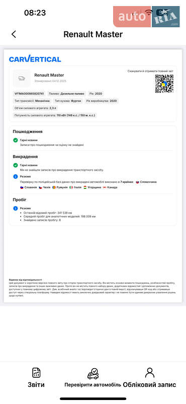 Грузовой фургон Renault Master 2020 в Львове