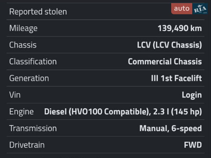 Борт Renault Master 2019 в Ровно