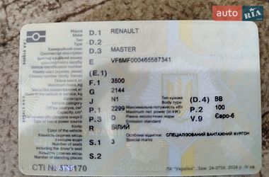 Грузовой фургон Renault Master 2020 в Каменском