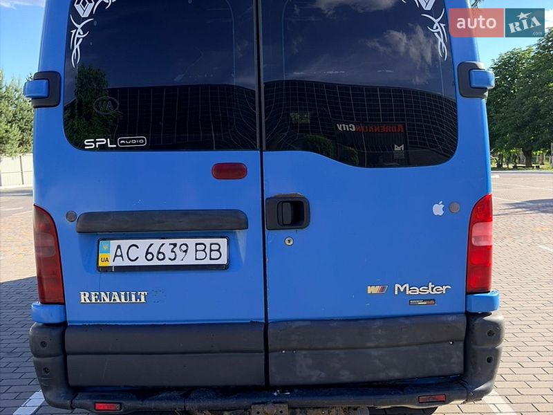 Грузовой фургон Renault Master 2001 в Луцке