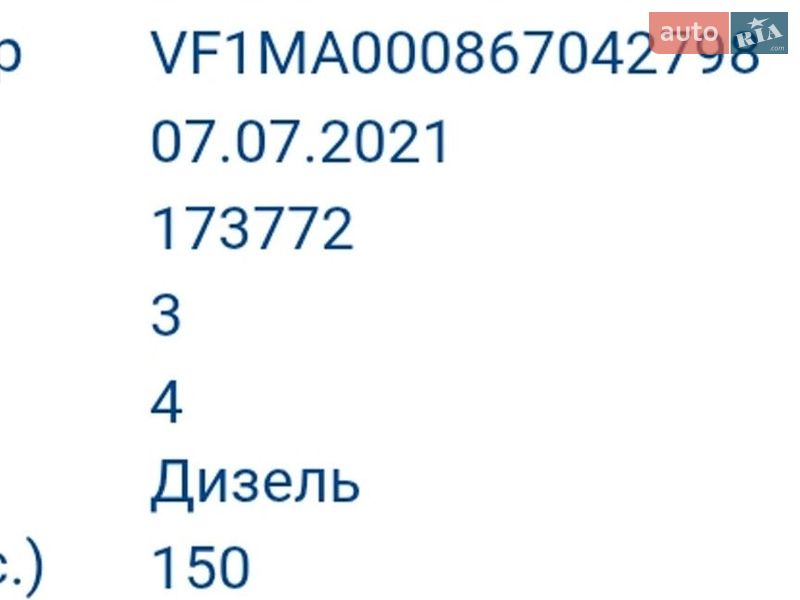 Вантажний фургон Renault Master 2021 в Млиніві
