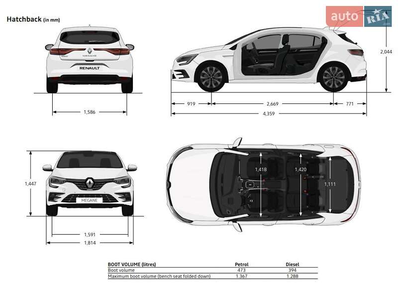 Хетчбек Renault Megane 2021 в Києві