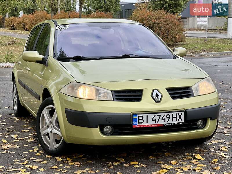 Хетчбек Renault Megane 2003 в Горішніх Плавнях фото Хетчбек Renault Megane 2003 в Горішніх Плавнях