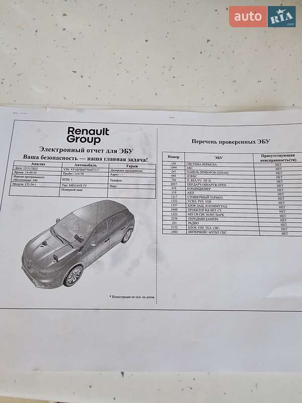 Універсал Renault Megane 2016 в Кам'янському