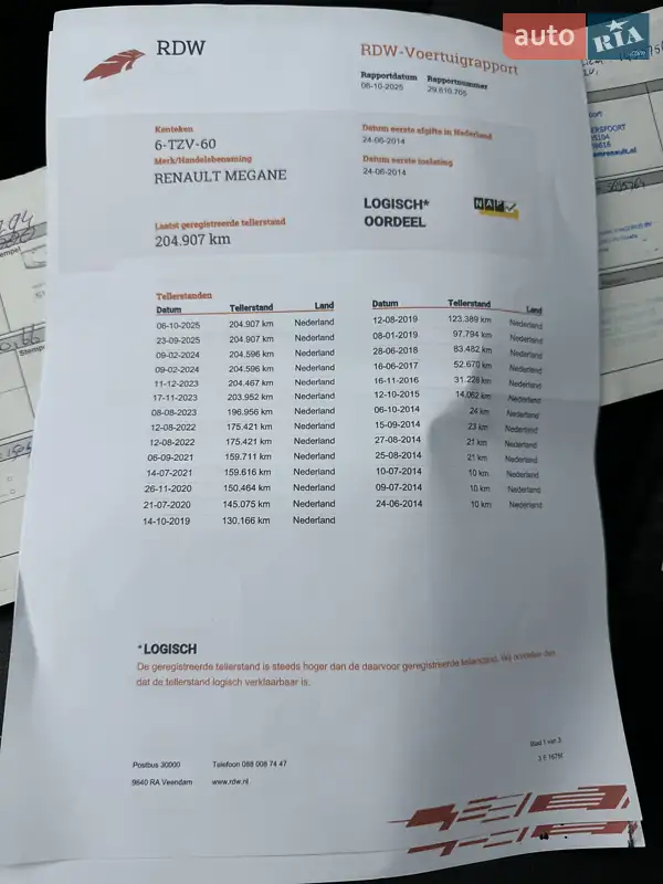 Универсал Renault Megane 2014 в Киеве документ 3 фото Универсал Renault Megane 2014 в Киеве документ