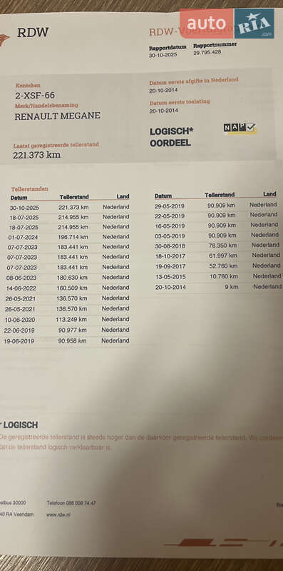 Універсал Renault Megane 2014 в Луцьку