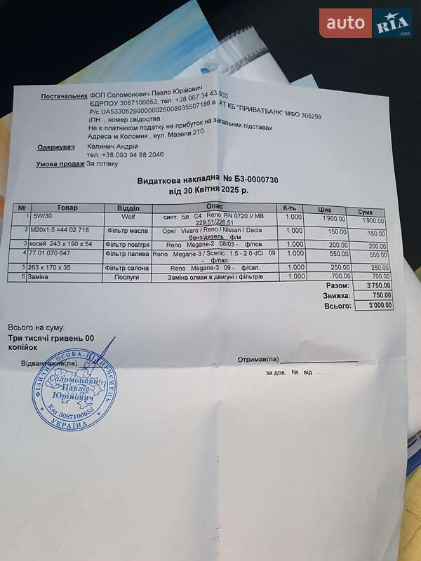 Универсал Renault Megane 2011 в Коломые