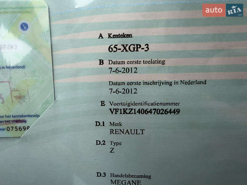 Универсал Renault Megane 2012 в Дубно