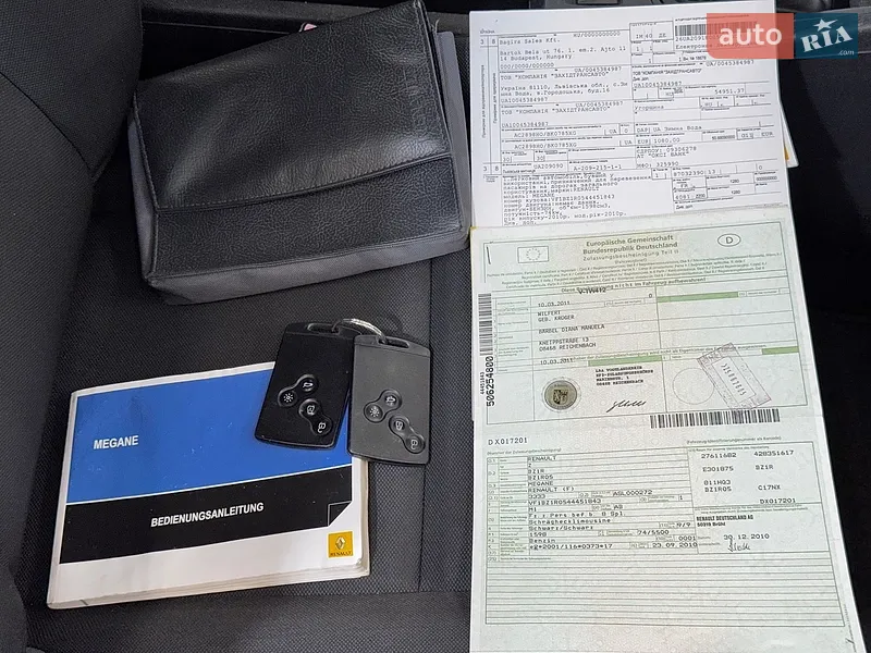 Хэтчбек Renault Megane 2010 в Стрые документ